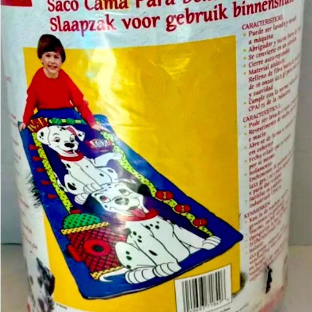 Retro Disney! 101 Dalmatians Indoor Sleeping Bag!